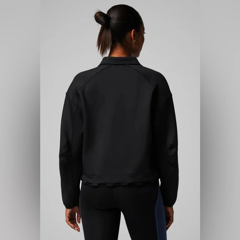 Fabletics Barrier Scuba Oversized Pullover in Black, size XS - Picture 13 of 13